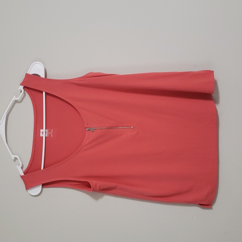 Anne Klein burnt orange sleeveless top - Picture 15 of 16